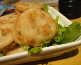 レンコンの挽肉はさみ揚げ作り方5写真