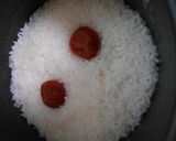 梅干しの炊き込みご飯・大葉、しらすのせ作り方4写真