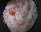 梅干しの炊き込みご飯・大葉、しらすのせ作り方5写真