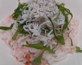 梅干しの炊き込みご飯・大葉、しらすのせ作り方7写真