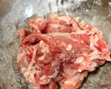 豚こま肉とさつま揚げ☆甘辛黒酢照焼き作り方3写真