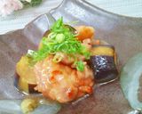 鳥モモ肉となすびのこってり焼煮作り方6写真