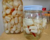 ラッキョウ漬☆シャッキリ甘酸っぱい☆作り方8写真