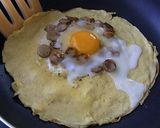 ホットケーキ粉で♪糖質オフの簡単ガレット作り方7写真