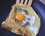 ホットケーキ粉で♪糖質オフの簡単ガレット作り方8写真