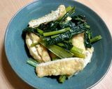簡単!小松菜と揚げの煮物作り方4写真