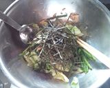 給食の味☆ほうれん草ののり酢和え作り方3写真