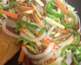 簡単！野菜たっぷり鶏の甘酢あんかけ作り方5写真