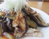 茄子と豚バラのにんにく醤油作り方5写真