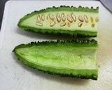 豚コマとゴーヤのオイスターソース炒め作り方1写真