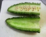 豚コマとゴーヤのオイスターソース炒め作り方1写真
