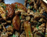 豚こま肉とさつま揚げ☆甘辛黒酢照焼き作り方6写真