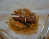 焼そば麺DEラーメンバーガー作り方7写真