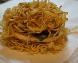 焼そば麺DEラーメンバーガー作り方8写真