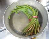 ヨシナ(カタバ)と豚肉の炒め物作り方1写真