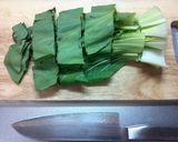 青梗菜の鰹節ごま和え作り方1写真