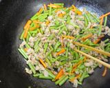 ヨシナ(カタバ)と豚肉の炒め物作り方8写真