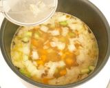 ほっこり、お豆のスープ作り方6写真