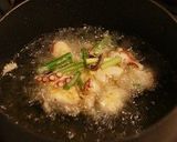 蛸とニンニクの芽の胡麻かき揚げ作り方3写真