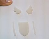 ☆天使なめこのキャラ弁☆作り方1写真