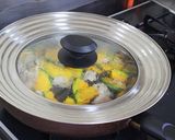 かぼちゃとししとうの炒め物作り方2写真