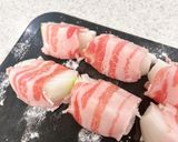 ☼レンジで簡単♪新玉ねぎの豚バラ巻き作り方2写真