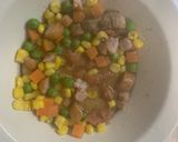 全てレンジ洋風梅オイ照り味炒飯弁当作り方4写真