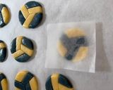 バレーボール型クッキー作り方19写真