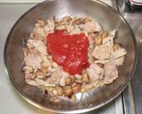 鶏ときのこのトマトソースパスタ作り方7写真