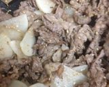 牛薄切り肉と大根の甘辛炒め作り方3写真
