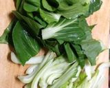 青梗菜の鶏丼作り方2写真