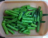 ルクエでいんげん豆のにんにく蒸し作り方2写真