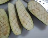 * ナスの味噌マヨボード *作り方1写真