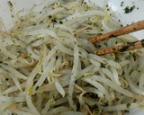 [簡単一品]もやしとお茶漬け和え作り方2写真