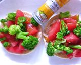 トマト×ブロッコリーの和カレートースト作り方3写真