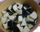 お家にあるもので簡単～辛くない麻婆茄子～作り方1写真