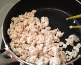 鶏ひき肉と残りもの野菜の赤味噌丼♪作り方4写真