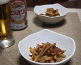 おつまみに⌒☆新ごぼうの生姜醤油炒め作り方7写真