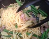 豚肉とインゲンとジャガイモのパスタ作り方6写真