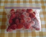 ★いちごのジャーベットで～す。♪作り方1写真