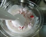 ★いちごのジャーベットで～す。♪作り方3写真
