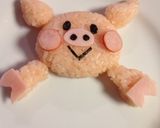 キャラ弁に☆鮭フレークで可愛いブタちゃん作り方3写真