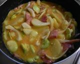 そら豆たっぷり★具だくさんチーズオムレツ作り方3写真