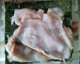 長いも大葉チーズ♪塩麹で美味むね肉巻き♪作り方4写真