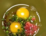 紅生姜とネギの卵焼き作り方1写真