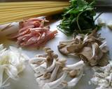 和風パスタ　～ねぎときのこ～作り方1写真