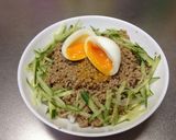 鶏そぼろ丼〜半熟卵のせ〜作り方6写真