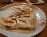 キャベツとネギの焼き餃子作り方6写真