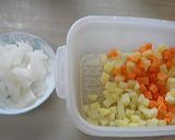 野菜入りオムレツ作り方1写真