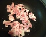 彼氏めし☆豚肉のニラ玉とじ。作り方3写真
